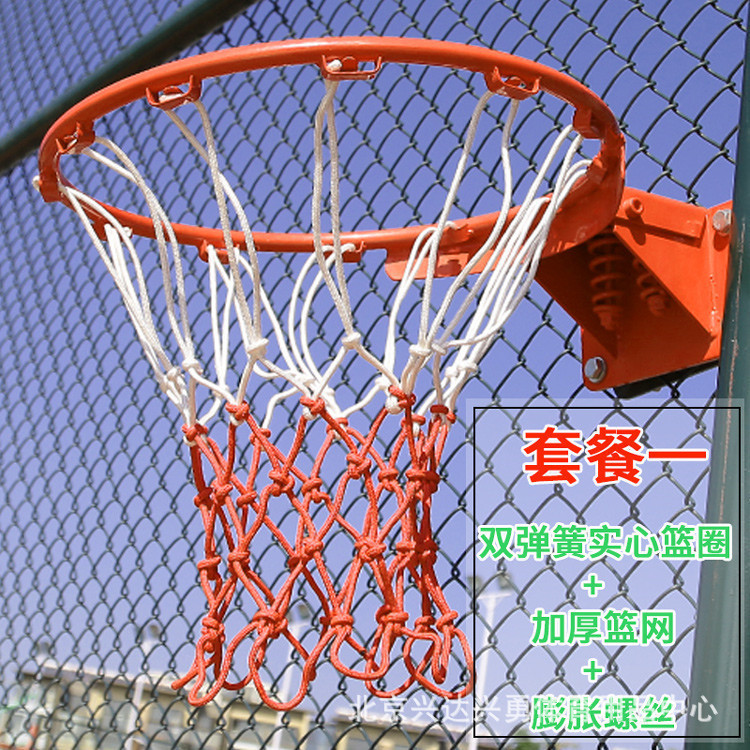興達(dá)籃球架 戶外標(biāo)準(zhǔn)成人籃球架 圓管地埋式籃球柱 移動(dòng)地埋球柱示例圖12