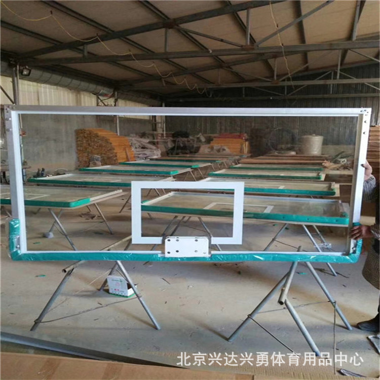 興達(dá)籃球架 戶外標(biāo)準(zhǔn)成人籃球架 圓管地埋式籃球柱 移動(dòng)地埋球柱示例圖3