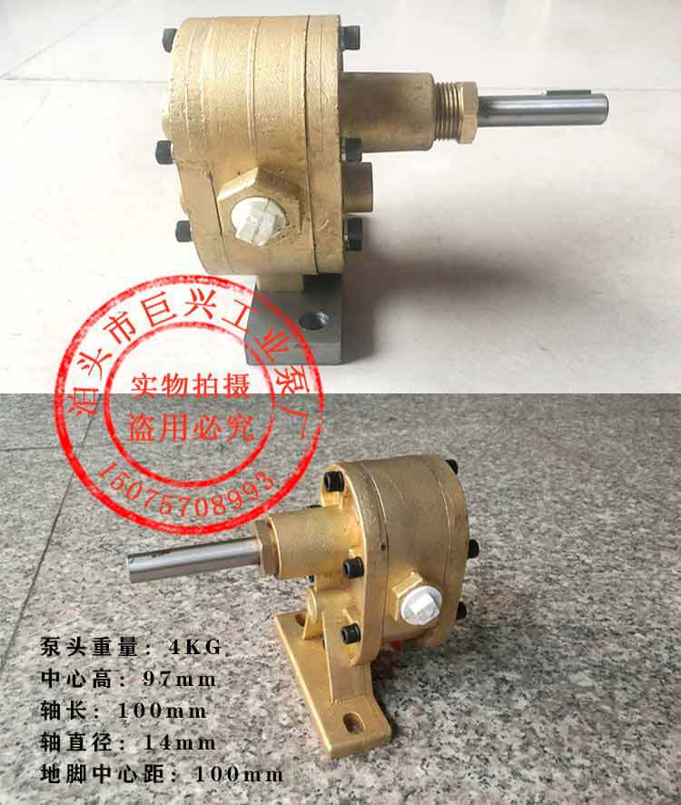 現(xiàn)貨批發(fā) 膠水泵 高粘度介質(zhì)上糊機用銅膠泵 膠水齒輪泵示例圖2